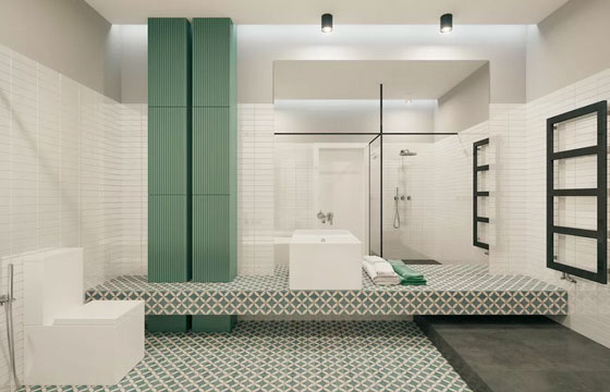 风格百变的卫生间花砖装修，究竟该怎么选择？