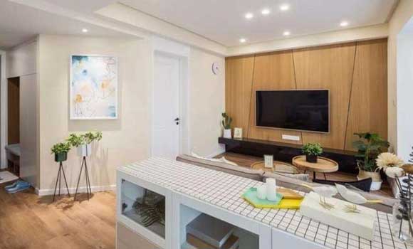 2019将要流行的电视背景墙装修，实用性和装饰性都很不错！