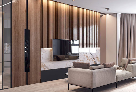 暖色调轻奢风装修，格调高雅的小资家居生活空间，真美！