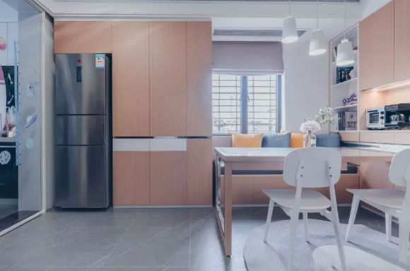 舍弃客厅，定制满屋柜子，她把58㎡改成3间房，无可挑剔！