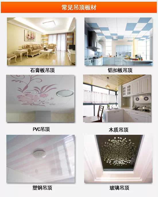 吊顶材料选购常识