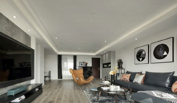 现代风格顶层复式装修设计