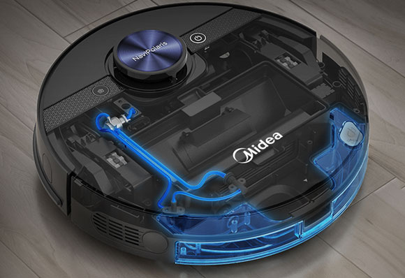 Midea/美的M7全自动智能扫地机器人/吸尘器，扫地拖地一体扫地机！