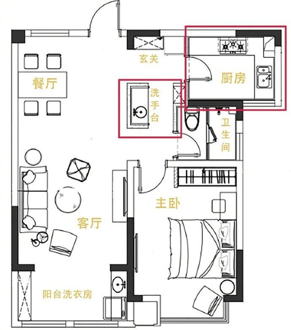一居室装修设计
