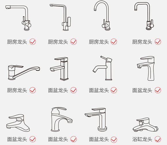 大白水龙头防溅头过滤出水嘴/万向全铜加长延伸起泡器