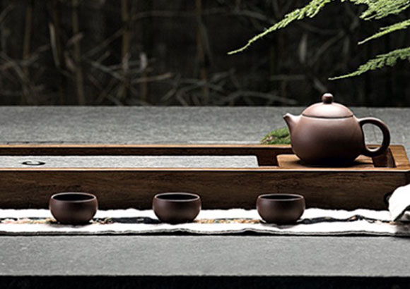 乌金石茶盘